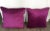 Contemporary Italian Purple Velvet Pillows - Pair For Sale In Orlando - Image 6 of 6