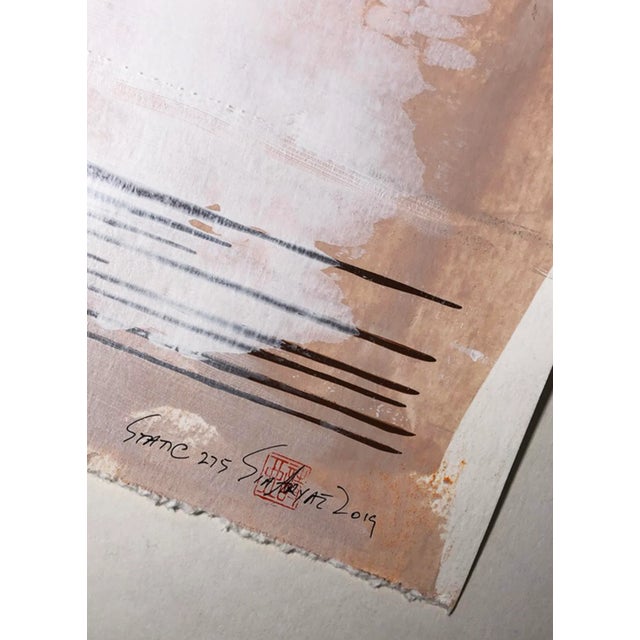 GREEN green provides a restful and secure feeling. This acrylic painting is 16.5X10.5" heavyweight hand-cut stock comes...