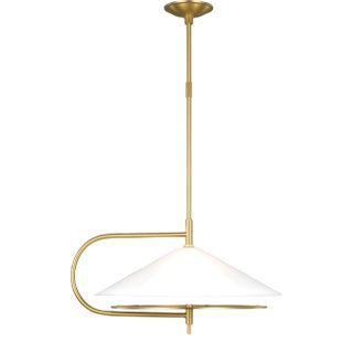 Kelly Wearstler by Visual Comfort Studio Gesture Pendant, Burnished Brass For Sale