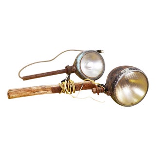 Vintage Metal Work Lamps For Sale