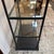 Towering Metal + Glass Etagere For Sale - Image 9 of 12
