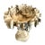 Alabaster Antique Miniature Italian Alabaster Pedestal Bowl With Grapes and Dolphins For Sale - Image 8 of 11