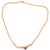 Metal 14 Karat Gold Cable Necklace With Diamond and Sapphire Soldered Pendant .40tdw For Sale - Image 7 of 12
