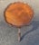 Traditional 20th Century Solid Mahogany Pedestal Tripod Pie Crust Candle Stand W/Snake Feet For Sale - Image 3 of 6