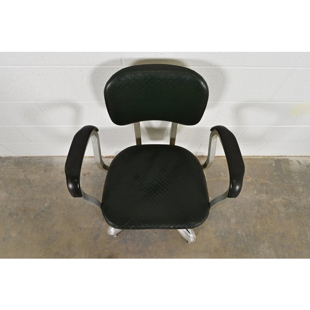 1930s Art Deco Executive Office Desk Chair by Art Metal, Circa 1930s For Sale - Image 5 of 13