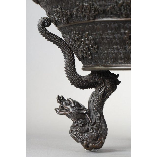 Large Perfume Burner or Koro by Oshima Joun, 1870s For Sale - Image 14 of 18