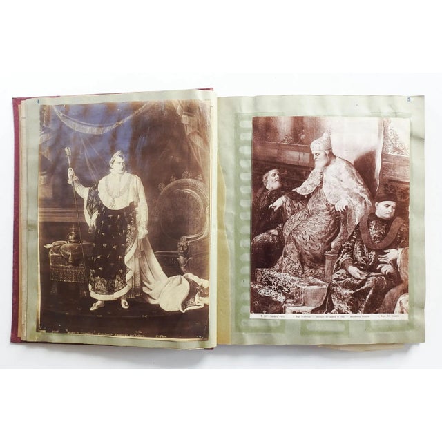English Antique Bound Collection Grand Tour Albumen Photographs For Sale - Image 3 of 12