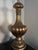 Mid-Century Modern 1960's Lynard of California Giltwood Urn Table Lamp With Pleated Shade - 41" Grand Scale For Sale - Image 3 of 8