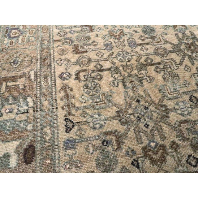 Rustic Galerie Shabab Collection Mid-20th Century Persian Malayer Accent Rug For Sale - Image 3 of 6