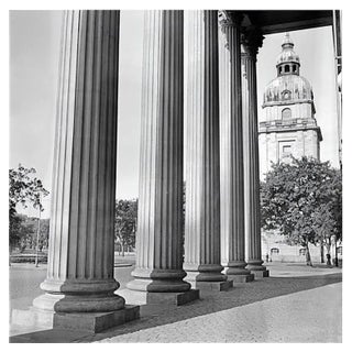 Columns at Entrance of Darmstadt Theatre, Germany, 1938, Printed 2021 For Sale