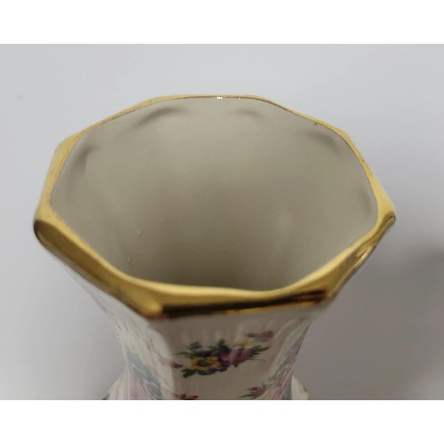 1950s Boch Freres Keralux "Fleurs De Sax" Vase For Sale - Image 6 of 9
