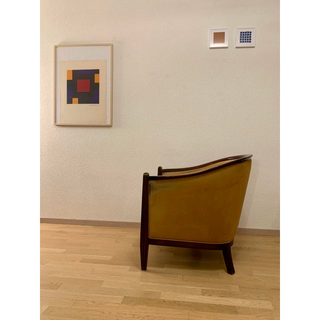 Art Deco Armchair in the style of Süe and Mare For Sale - Image 9 of 14