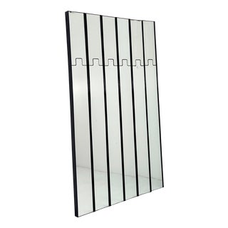 Mirrors with Coat Racks and Light by Luciano Bertoncini for Elco, 1970s, Set of 6 For Sale