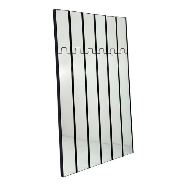 Mirrors with Coat Racks and Light by Luciano Bertoncini for Elco, 1970s, Set of 6 For Sale