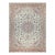 Tabriz Rug, Hand-Knotted Wool & Silk, Fine Floral Pattern, Ivory & Pink, 7x10 For Sale
