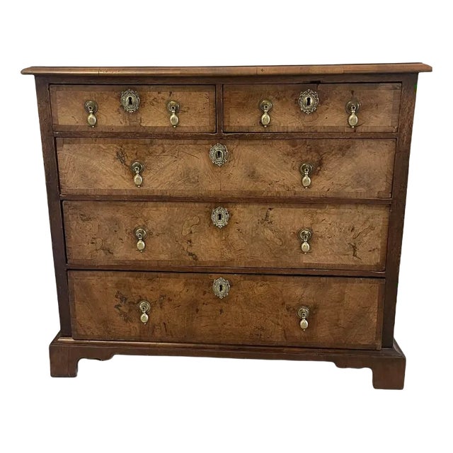 Antique George I Walnut Chest of Drawers For Sale
