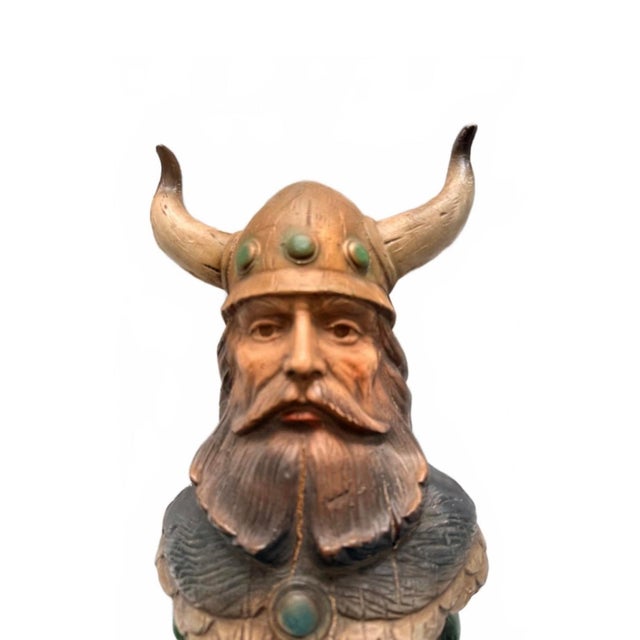 Vintage Viking figurehead from the 1960s. It is made of Latex foam. Please view all pictures as this is a wonderful old...