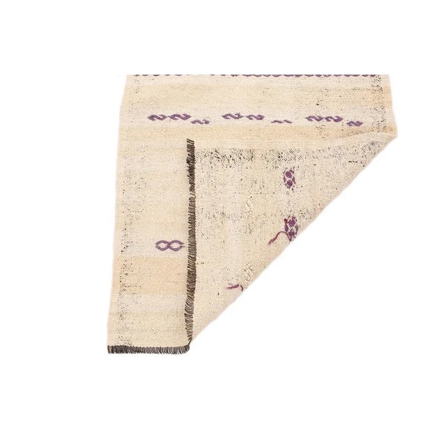 Mid 20th Century Mid 20th Century Vintage Turkish Modern Kilim Runner For Sale - Image 5 of 7