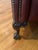 Wood 1990s Craftwork Guild Burgundy Leather Wingback Armchair With Nailhead Trim For Sale - Image 7 of 10