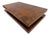 Brown Lacquered Goatskin Sliding Coffee Table, Italy, 1970s For Sale