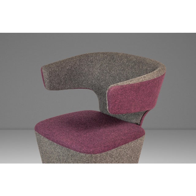 Post Modern "Bison" Accent Sculptural Lounge Chair in Mohair Attributed to Simon Pengelly for Allermuir, United Kingdom, C. 2010s For Sale - Image 9 of 18