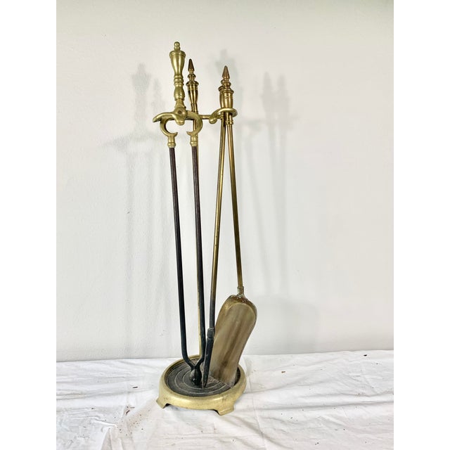 Vintage Brass Fireplace Tools Chairish
