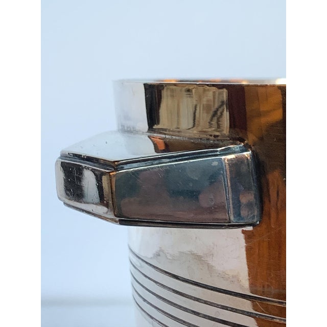 Silver Wiskemann Art Deco Silver-Plated Champagne Bucket For Sale - Image 8 of 11