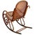 Late Victorian Oak & Caine Scrolling Rocking Chair Attributed to Thonet No. 4 For Sale In Los Angeles - Image 6 of 7