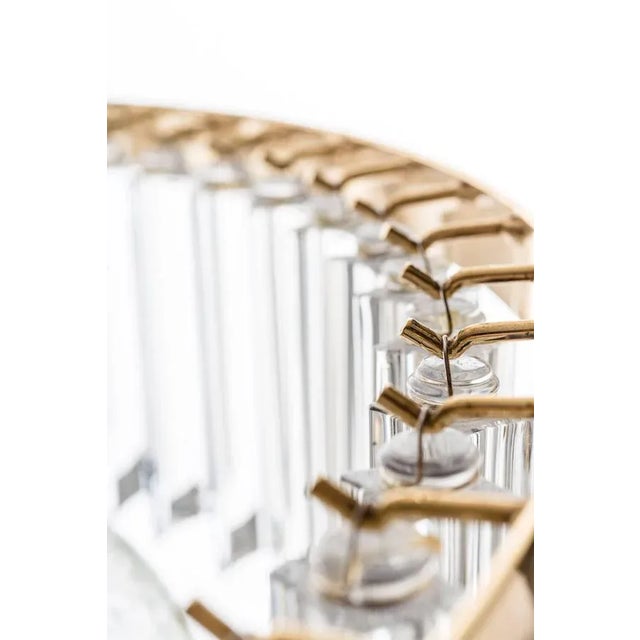 Gold Chandelier in the Style of Venini, 1970s For Sale - Image 8 of 12