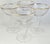Mid 20th Century Gold Rimmed Ridged Hollywood Regency Champagne Coupes- Set of Four For Sale - Image 9 of 12