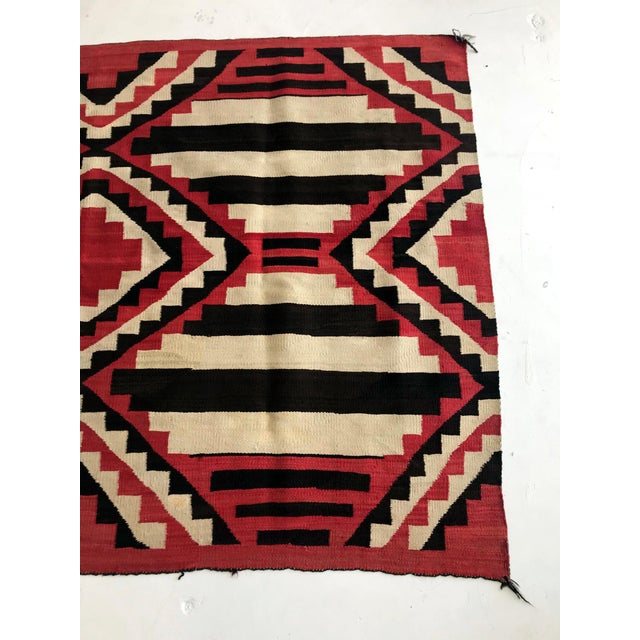 Textile Antique Navajo Chief Blanket For Sale - Image 7 of 12