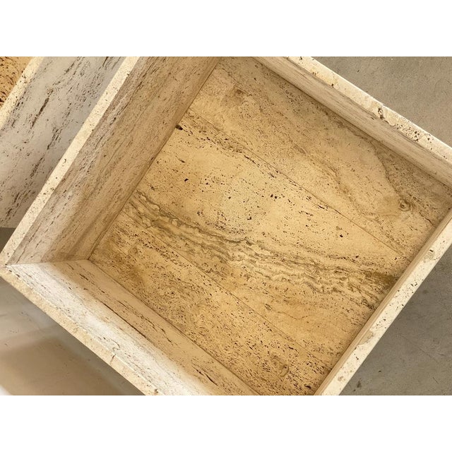 Travertine Planters, 1970s, Set of 2 For Sale - Image 14 of 18