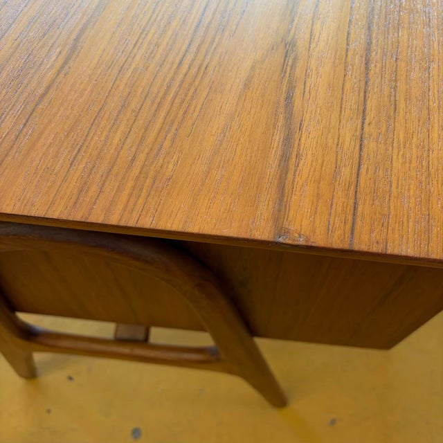 Svend A. Madsen Curved Danish Teak Desk For Sale - Image 15 of 16