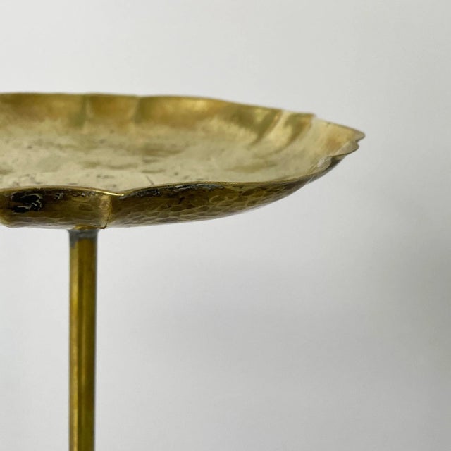 Mid-Century Modern Italian Ashtrays in Brass and Marble, 1950s, Set of 2 For Sale - Image 9 of 17