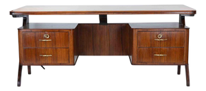 Mid-Century Desk attributed to Vittorio Dassi, 1950s