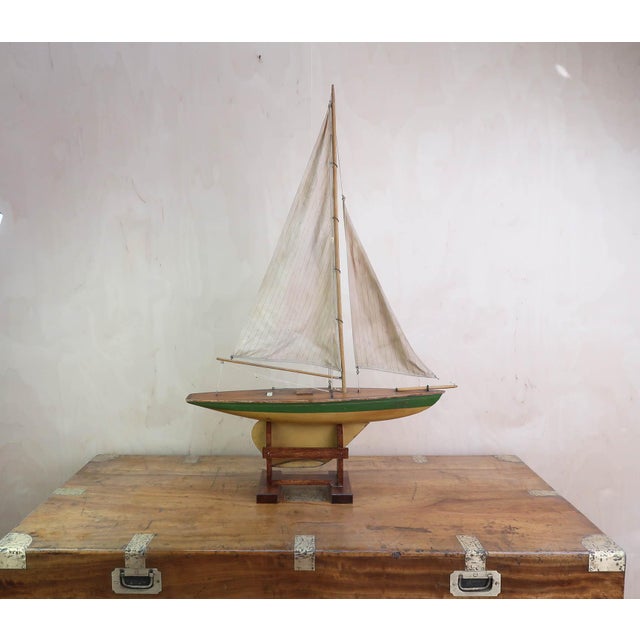 1930s Vintage Iona Pond Fame Yacht, 1930s For Sale - Image 5 of 8