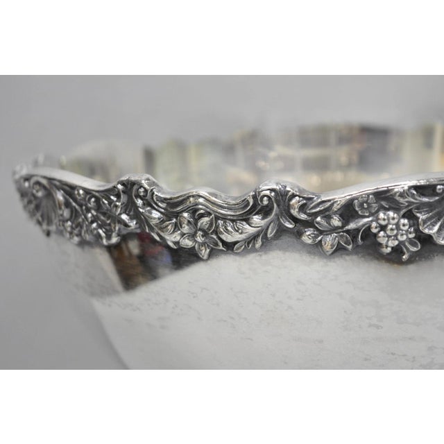 Mid 20th Century f.b. Rogers Victorian Silver Plated Bar Punch Bowl Ice Bucket Champagne Chiller For Sale - Image 4 of 11