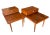 Mid-Century American of Martinsville Walnut Nightstands With Floating Drawer- A Pair For Sale - Image 15 of 17