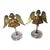 19th Century Bronze Doré Byzantine Style Angels on Lucite Stands - a Pair For Sale