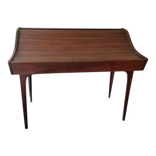 1960's Vintage Modern Roll Top Desk. For Sale