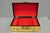 Vintage Chinese Oriental Gold Leaf Dome Lid Jewelry Box W/ Soapstone Figures For Sale - Image 15 of 18
