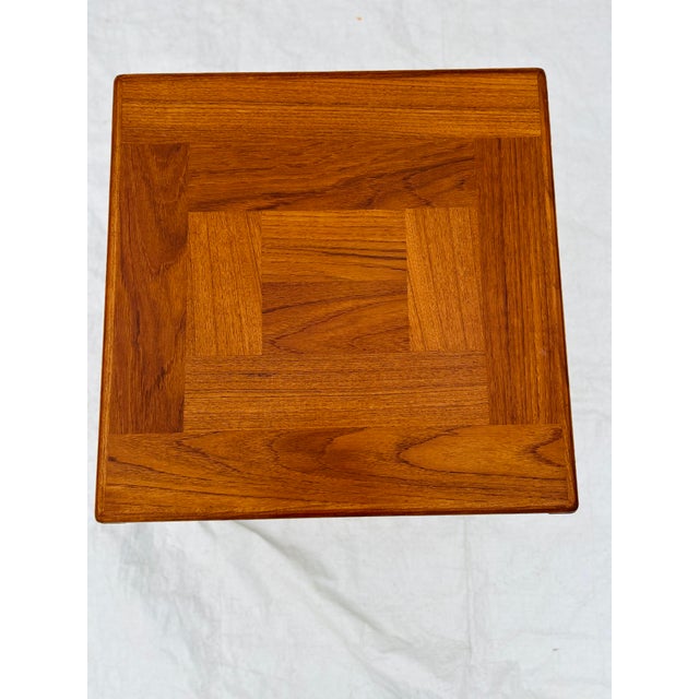Mid-Century Modern 1970s Midcentury Vejle Stole Danish Modern End Table For Sale - Image 3 of 9