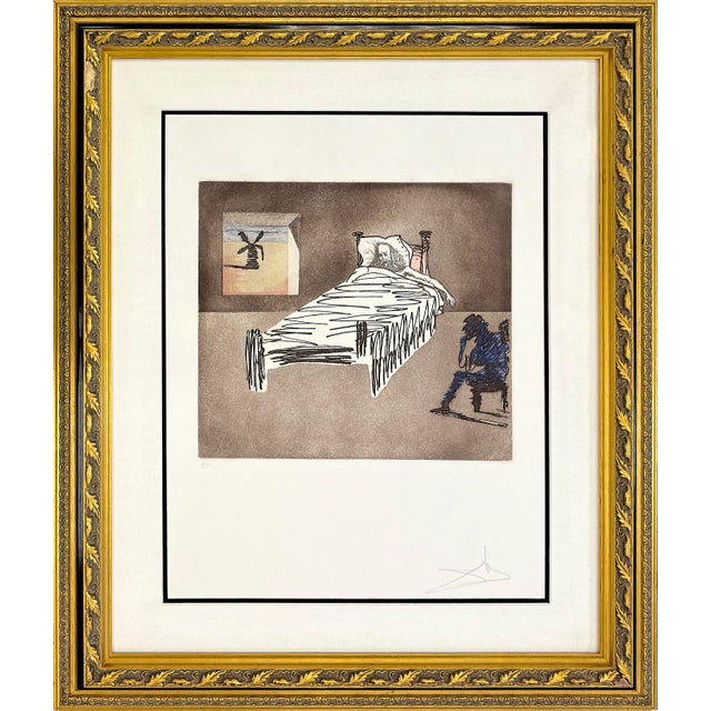 Salvador Dalí, Le Legacy (Rare Hand Signed Aquatint Etching on Japon Paper), 1981 For Sale