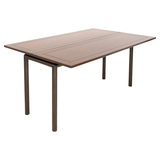 Asian Modern Console Flip Top Dining Table Chairish