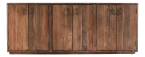 Salvaged Simple Wood Sideboard Credenza