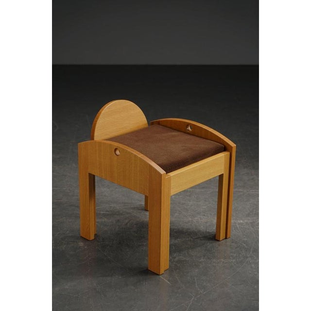 Wooden Architectural Stool, 1970s For Sale - Image 13 of 18