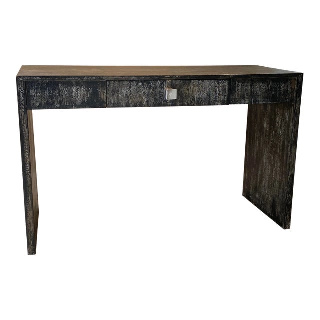 1970s Waterfall Style Console Table/Desk For Sale