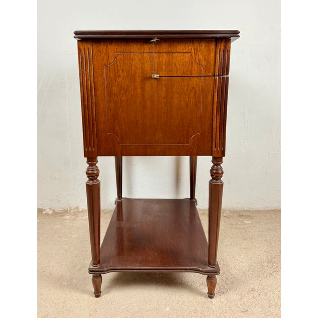 Wood Storage Tables with Lift-Top Compartments, 1970, Set of 2 For Sale - Image 11 of 18