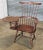 Late 20th Century Dr Dimes Windsor Style Desk Writing Arm High Back Chair Bench Made New Hampshire For Sale - Image 5 of 12