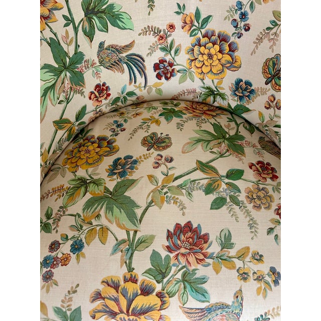 Vintage French Provincial Empire Swan Tub Chairs For Sale - Image 9 of 12